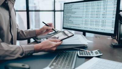 Cellphone internet banking mobile money transfer and trading for online shopping finance investment and cash Broker trader and manager spending credit payment for ecommerce from digital wallet