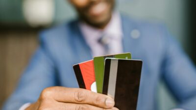 Graphic digital tablet and stationeries on colorful paper background